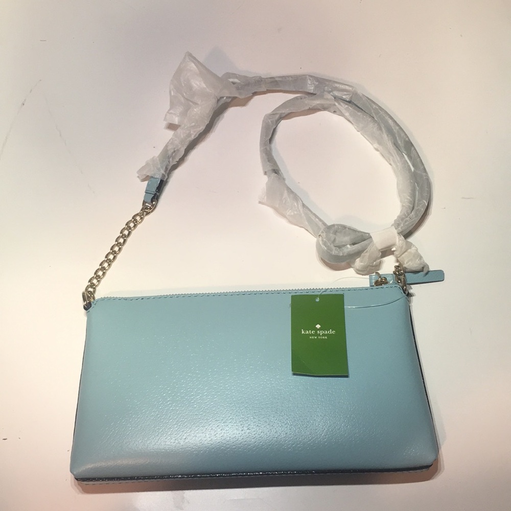 Blue Kate Spade Wellesley Declan purse - Picture 2 of 4